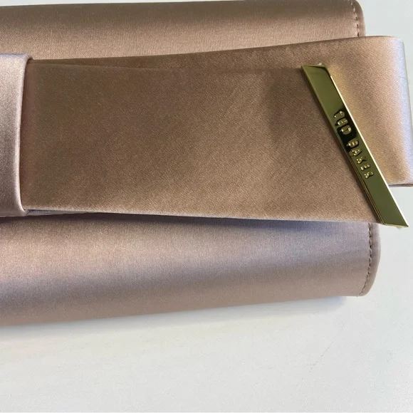 TED BAKER Abyya Bow Evening Clutch Pink - Picture 4 of 10
